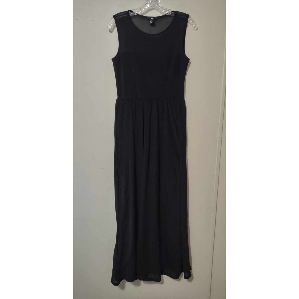 H&M | Black Sleeveless Maxi Dress Size Small